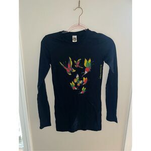 NWT Ed Hardy Women’s Long Sleeve Tshirt XS Butterflies